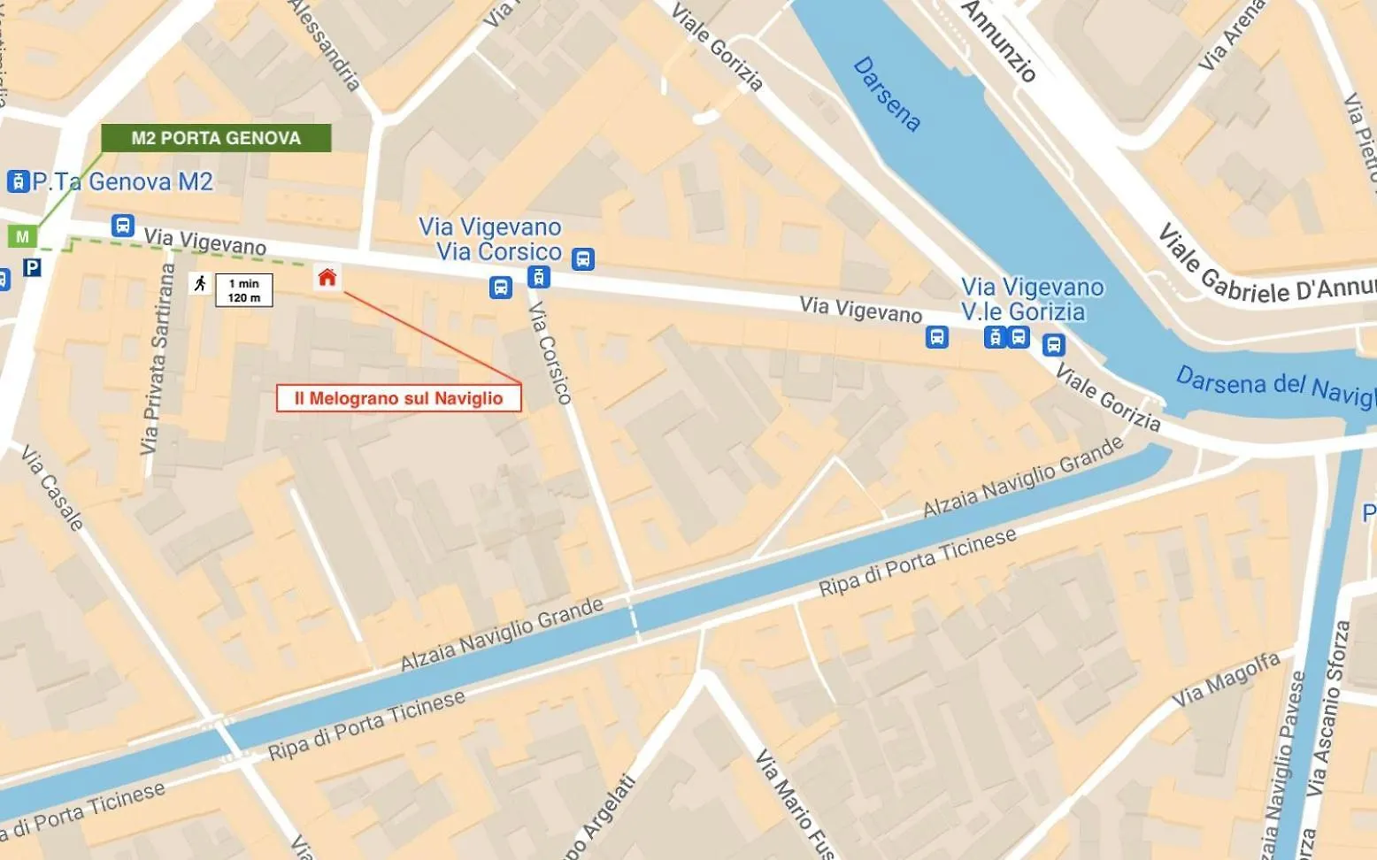 דירות מילאנו Il Melograno Sul Naviglio